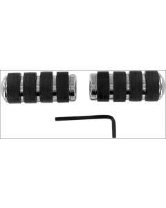Kuryakyn Chrome Small ISO-Pegs without Adapters Universal Fitment