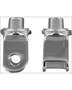Kuryakyn 8815 Chrome Splined Peg Adapters for Honda Shadow Magna Fury Sabre 96-16