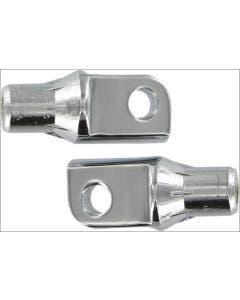 Kuryakyn Chrome Rear Tapered Peg Adapters for Kawasaki & Yamaha