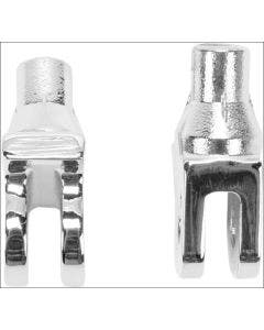 Kuryakyn Chrome Tapered Peg Adapters for Triumph