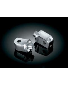 Kuryakyn Chrome Splined Peg Adapters for Honda Suzuki & Yamaha