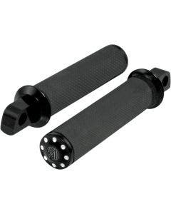 Roland Sands RSD Tracker Straight Male Mount Foot Pegs for Harley - Contrast Cut