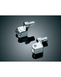 Kuryakyn Chrome Front Tapered Peg Adapters for Honda Goldwing