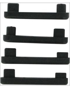 Kuryakyn Replacement Slim Rubber Pads for Transformer Swingarm (Parts 7005/7006)