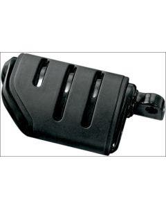 Kuryakyn 7562 Gloss Black Trident Dually ISO-Pegs with Male Mount Adapters