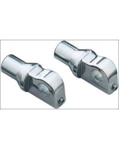 Kuryakyn Chrome Adjustable Stop Male Mount Adapters