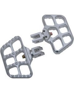 Joker Machine 08-644-6 Aluminum Mini Driver Floorboards 18-19 Harley Softail