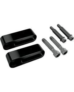 Pingel 62148 Black Rear Passenger Floorboard Extensions 10-18 Harley FLH/T