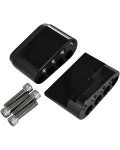 Baron Short Passenger Rear Raise Floorboard Comfort Kit for Harley Touring 10-14