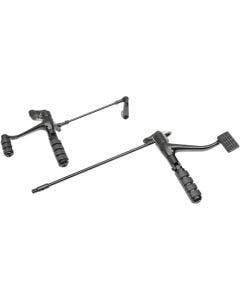 Drag Black Standard Position Forward Controls for Harley Sportster 14-18
