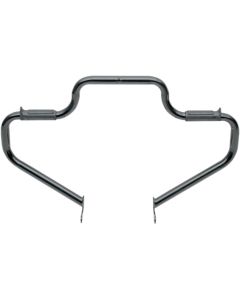 Lindby Gloss Black Front Multibar Engine Guard for Harley FX Softail & Springer 00-14