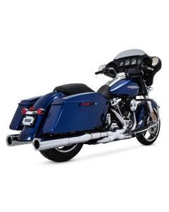 Vance & Hines Chrome Power Duals Head Pipes Headers Harley 2017 FLH/T