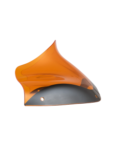 Klock Werks SPORT KOLOR FLARE Orange 8" Windshield for Harley FLTR Models 98-13