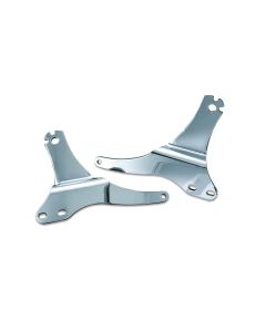 Kuryakyn 1664 Mount Kit Multi-Purpose Driver Passenger Backrest FLH/T 97-08 Tall Seat