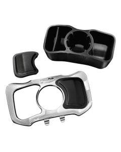 Kuryakyn 1669 Chrome Glove Box Cubby Drink Holder 12-17 Honda GL1800 Gold Wing