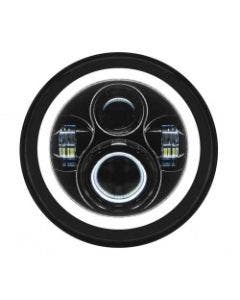 Hogworkz 7" LED Blackout HaloMaker Headlight (Harley Daymaker Replacement)