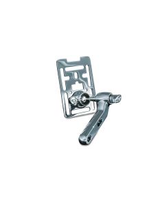 Kuryakyn 1682 Chrome Premium XL Perch Tech-Connect Accessory Mount Harley & Metric