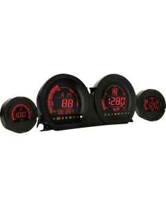 Koso HD-03 Four-Piece Gauge Kit 4 Harley 14-23 Touring Models