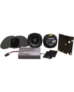 HogTunes XLF Coaxial 5.25" XL Amplified 225w 2-Way Speaker Kit Harley FLTR 98-13