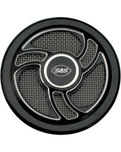 S&S Black Torker Cover Super Stock Stealth Air Cleaner Stage 1 Harley
