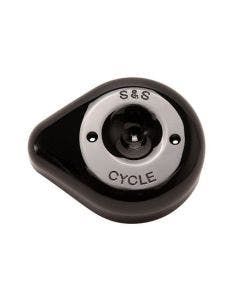 S&S 170-0531 Gloss Black Stealth Teardrop Air Cleaner Cover Harley M8
