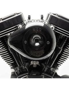 Buy S&S 170-0533 Gloss Black Stealth Slasher Teardrop Air Cleaner Cover Harley M8 from Eastern Performance Cycles. Great prices and free shipping!