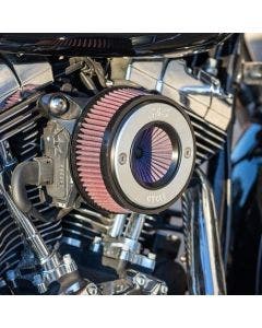 S&S Cycle Stealth Air Stinger Kit Brushed Aluminum Ring Harley Big Twin Cam 08-17