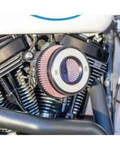 S&S Cycle Stealth Air Stinger Kit Brushed Aluminum Ring Harley BT Cable Throttle 01-17