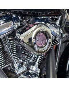 S&S Cycle Stealth Air Stinger Kit Chrome Teardrop Harley Milwaukee Eight 17-Up