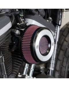 S&S Cycle Stealth Air Stinger Kit Brushed Aluminum Ring Harley Sportster XL 07-Up