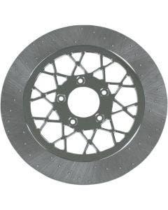 Lyndall Ultra Light Ceramic Composite  11.8" Dia Front Brake Rotor Gemini Chrome Harley Touring 08-13
