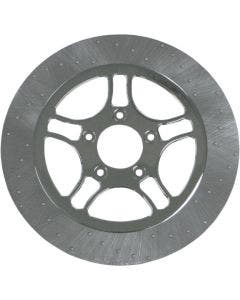 Lyndall Ultra Light Ceramic Composite  11.8" Dia Rear Brake Rotor Triangulum Chrome Harley Touring 08-13