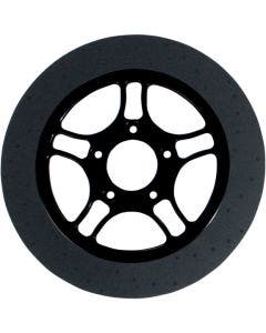 Lyndall Ultra Light Ceramic Composite  11.5 Rear Brake Rotor Triangulum Black Harley 00-13 Models