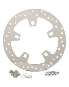 Polished Stainless Custom Mirror Polished Front Brake Rotor 14-18 Harley FLH