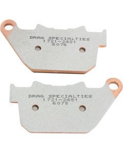 Drag Specialties Premium Sintered Rear Brake Pads Harley XL 04-13 Sportster 