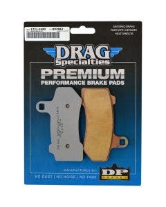 Drag Specialties Premium Sintered Front / Rear Brake Pads Harley Touring & V-Rod