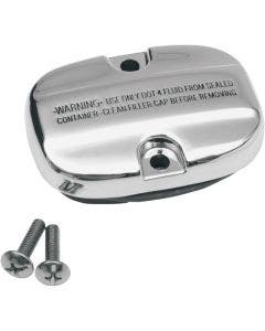 Drag Chrome Rear Brake Master Cylinder Cover For Harley-Davidson FLH FLT 08-16