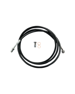 La Choppers Black Vinyl Clutch Cable for Harley '14 FLH/T - 12"-14"
