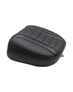 Mustang Deluxe Touring Black Stitch Passenger Seat 4 Harley 23-24 FLT/FLH