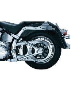 Kuryakyn 8677 Chrome Lower Belt Guard Accent Harley Twin Cam Softail 00-17 