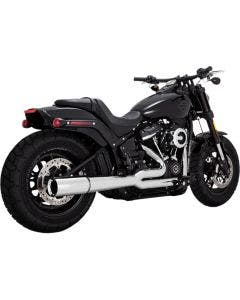 Vance & Hines 17387 Chrome Pro Pipe 2 into 1 Exhaust for Harley Softail 18-22 
