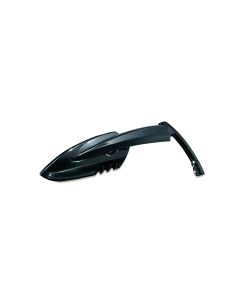 Kuryakyn Glossy Black Scythe Handlebar Replacement Mirrors Harley & Metric