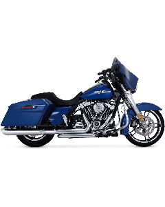 Vance & Hines 17383 Chrome Pro Pipe 2 into 1 Exhaust for Harley Touring FL 17-22