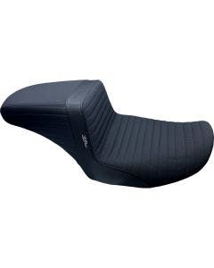 Le Pear Kickflip Seat Pleated Stitch w/ Gripp Tape for Harley  FLH/FLT '23-'24