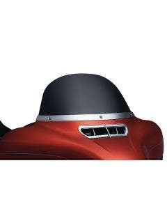 Kuryakyn Dark Smoke 9" Airmaster Windshield for Harley Batwing FLH/X 14-20