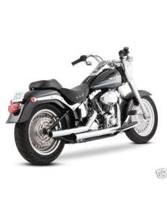  Vance & Hines Chrome Straightshots Exhaust for 86-11 Harley Softail FXST FLST | 17817