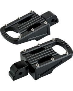 Biltwell 7005-303-03 Punisher Footpeg Passenger Black Harley M8 Softail 18-20