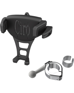 Ciro Black Constrictor Phone Holder W/ Chrome 7/8"|1" Handlebar Mount 4 Harley 