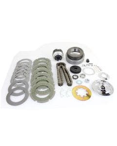 V-Twin 18-0527 York Clutch Pack Kit 23T Sprocket 32 Link Chain Harley FL 54-69