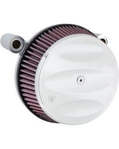Arlen Ness Chrome Big Sucker Stage I Air Cleaner w/ Scalloped Cover M8  17-23